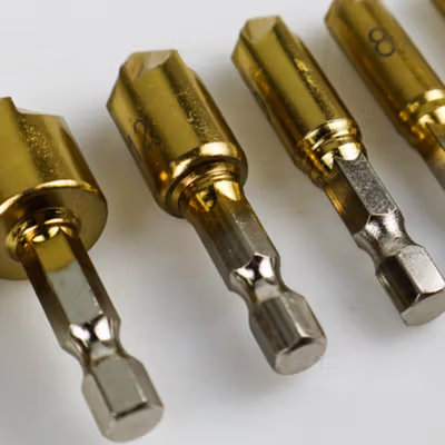 Taffware Mata Bor Drill Bit Countersink HSS 6-19mm 6 PCS - BT3 - Golden — gambar 4