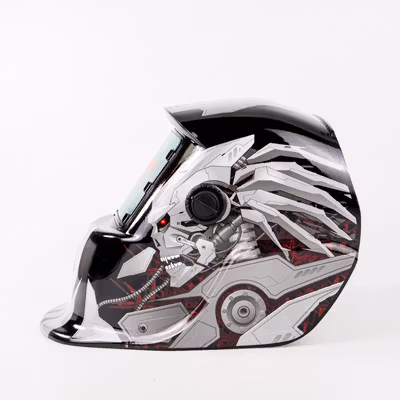 TaffGUARD Helm Las Otomatis Auto Darkening Welding Helmet Terminator - HW12 - Black — gambar 4