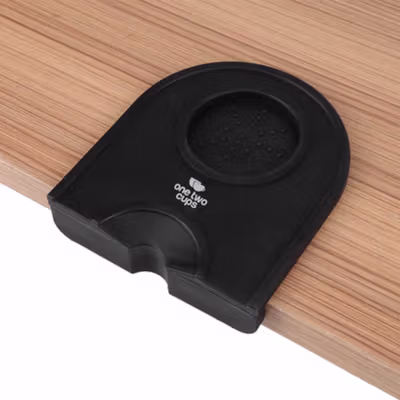 One Two Cups Silicone Holder Mat Tamper Kopi Espresso Barista - 0310 - Black — gambar 4