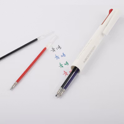 Kaco EASY 4 in 1 Multifunction Gel Pen Pena Pulpen Bolpoin 0.5mm 1 PCS - K1041 (Black Blue Red Green Ink) - White — gambar 4