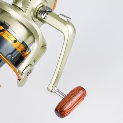 YUMOSHI REELSKING Reel Pancing Spinning Fishing Reel 4.1:1 9000 - EF9000 - Silver — gambar 4