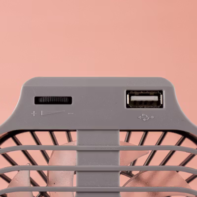 DANYCASE Laptop Stand Aluminium Foldable with Cooling Fan - DC1316 - Gray — gambar 4
