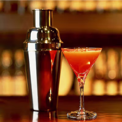 One Two Cups Cocktail Shaker Bartender Boston Style Stainless Steel 550ml - JJ60048 - Silver — gambar 4