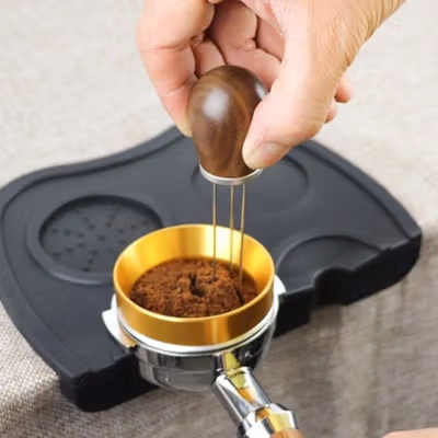 FENINCAFE Tamper Jarum Kopi Espresso Needle Distributor - CY-B222 - Brown — gambar 4