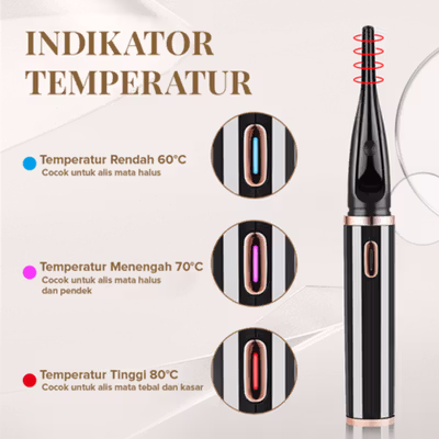 Dckloer Pelentik Bulu Mata Elektrik USB Rechargeable - ZB-0205 - Black — gambar 4
