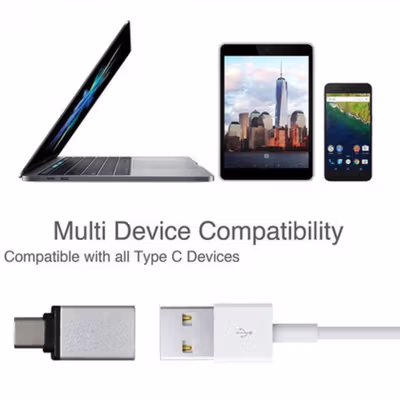 Taffware USB Type C to USB 3.1 OTG - A2 - Silver — gambar 4