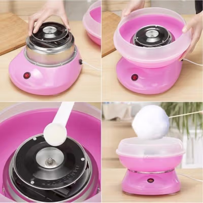 ANIMORE Mesin Pembuat Gula-Gula Kapas Cotton Candy - JK-M05 - Blue — gambar 4