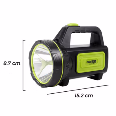 TaffLED ZanCaKa Senter LED Dual Xenon Rechargeable 10W 13500 Lumens - Q3 - Black — gambar 4