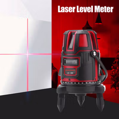 Taffware Mesin Self Leveling 5 Line Laser Red Beam Infrared 4D - LD-500 - Red — gambar 4