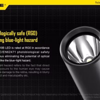 NITECORE Senter LED Nichia 219B 180 Lumens - MT06MD - Black — gambar 4
