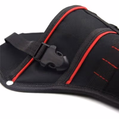 ESPLB Tas Pinggang Perkakas Drill Holster Tool Bag Sarung Bor Kanvas - GJ0199 - Black — gambar 4