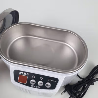 WLKS Mesin Pembersih Perhiasan Ultrasonic Smart Cleaner 500ml - WK-968 - White — gambar 4