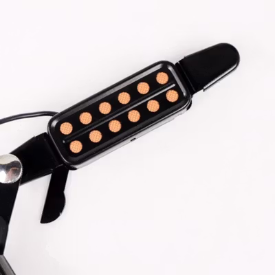 TaffSTUDIO Pickup Gitar Akustik With Tone Volume Control - P-011 - Black — gambar 4