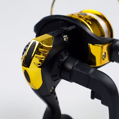 YUMOSHI Reel Pancing Spinning Fishing Reel 5.2:1 200 - JL200 - Golden — gambar 4