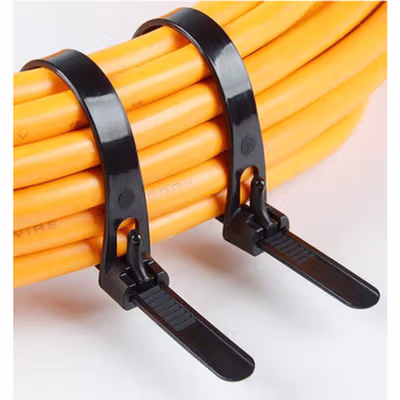 TaffGUARD Kabel Ties Zip Cable Organizer Reusable 8x150mm 100 PCS - Z815 - Black — gambar 4