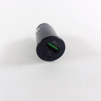 KUULAA Car Charger Mobil Fast Charging PD QC 3.0 Type C USB Port 20W - A318 - Black — gambar 4