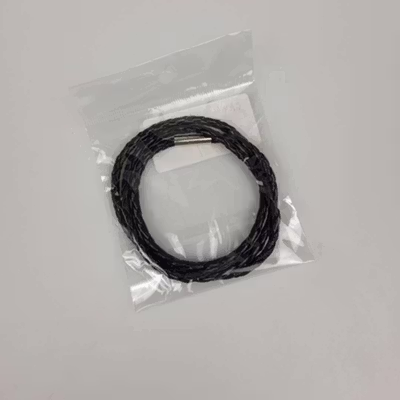 Gelang Tangan Braided Bahan Kulit 3 Lapis - PW740 - Black — gambar 4