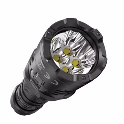 NITECORE Senter LED Cree XP-L2 V6 Tactical Waterproof IP68 4000 Lumens - P20iX - Black — gambar 4