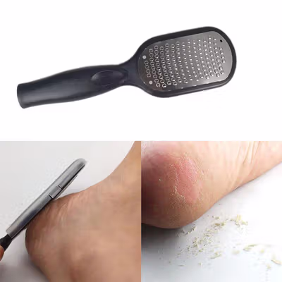 MayBeau Alat Perawatan Kaki Manicure Pedicure Foot Care Scrubber - MB08 - Black — gambar 4