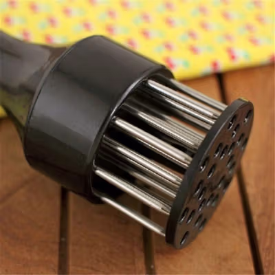 Fleischzartmacher Alat Penghalus Daging Steak Tenderizer Beef Needle - SKP245 - Black — gambar 4
