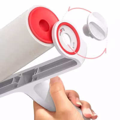 Deerma Portable Lint Remover Roller Penghilang Bulu Serat Kain - ZM100 - White — gambar 4