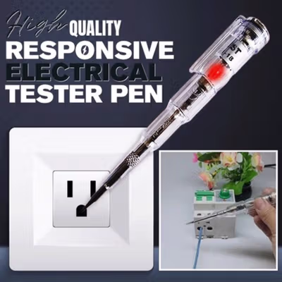 BSIDE Voltage Test Pen Pendeteksi Aliran Arus Listrik 12-240V - BS250 - Transparent — gambar 4