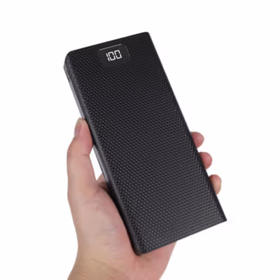 Kebidu Power Bank DIY Case Digital Display Dual USB Port 8 PCS 18650 - C18 - Black — gambar 4