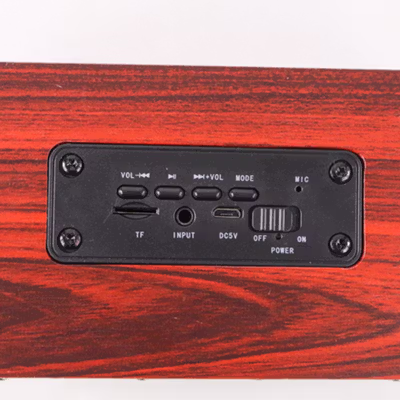 ANSUOFU Desktop Bluetooth Speaker Stereo Subwoofer - K5 - Brown — gambar 4