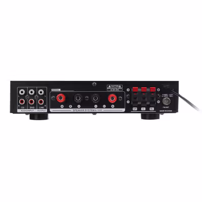 Sunbuck Audio Amplifier Bluetooth EQ Karaoke Home Theater FM 2000W - AV-338ST - Black — gambar 4