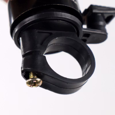 TaffSPORT Bel Sepeda Bike Horn Aluminium Universal Fit 85dB - GL-04 - Black — gambar 4