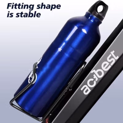 TaffSPORT Holder Botol Minum Sepeda Aluminium Bike Bottle Cage - YWP29 - Black — gambar 4