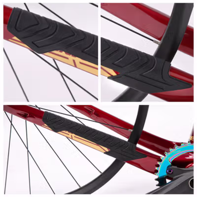 TANKE Stiker Pelindung Frame Sepeda Anti Scratch Protector 1 PCS - DM4 - Black — gambar 4