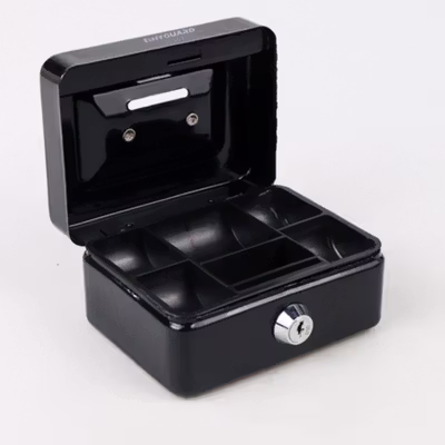TaffGUARD Kotak Brankas Uang Safebox Key Lock 12.5x9.5x6cm - JJZS67 - Black — gambar 4