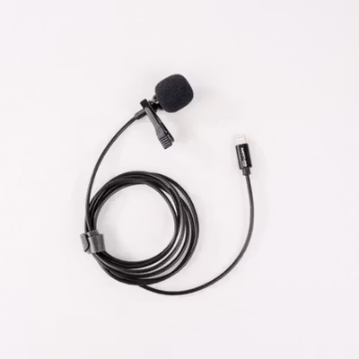 TaffSTUDIO Microphone Clip-on Lightning Plug Lavalier iPhone - JH-041 - Black — gambar 4