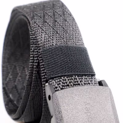 Rhodey Tali Ikat Pinggang Pria Anti X-ray Plastik Automatic Buckle - 2018 - Black — gambar 4