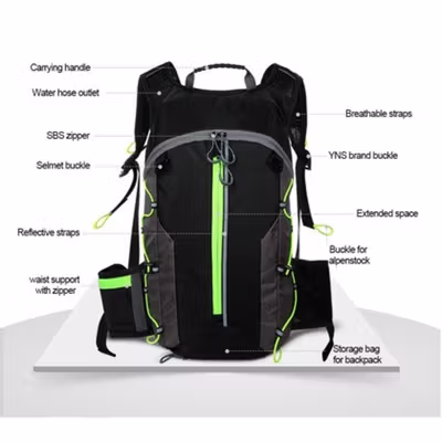 CoolChange Tas Ransel Gunung Hiking Sepeda Waterproof 10L - GC10 - Black — gambar 4