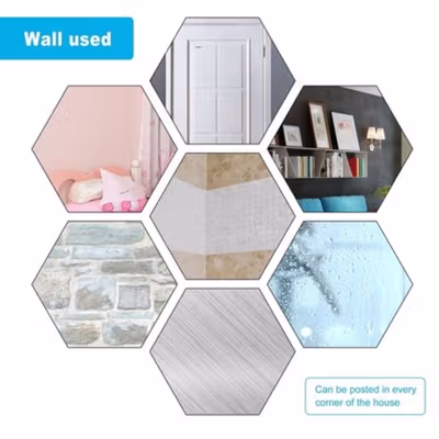 AK Gantungan Dinding Tempel Waterproof Adhesive Hook Hanger 10 PCS - AK-PV02 - Transparent — gambar 4