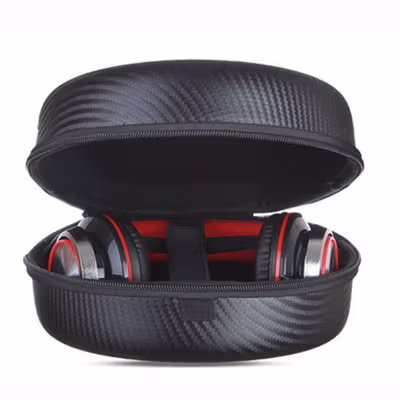 XZR Sarung Headphone Portabel EVA Universal Carrying Case - XZ24 - Black — gambar 4