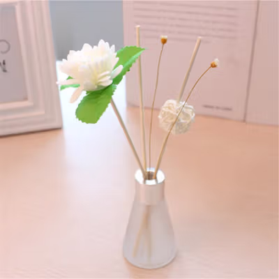 Longfine Pengharum Ruangan Aromaterapi Reed Diffuser Rattan Stick 50ml Lavender - MAY07 - No Color — gambar 4