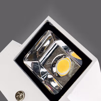 TaffLED Lampu Hias Dinding Outdoor Minimalis Waterproof Warm White 5W - WD079 - White — gambar 4