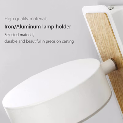 TaffLED Lampu Dinding Hias Minimalis LED Night Light 7W Warm White - 6715 - Black — gambar 4