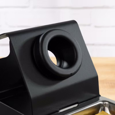 LISM Dudukan Solder bentuk H Screw Hole Sponge Soldering Stand Holder - LISH16 - Black — gambar 4