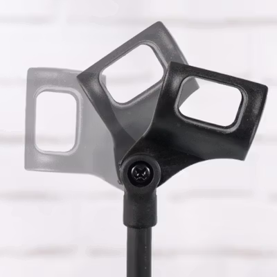 TaffSTUDIO Stand Mikrofon Desktop Disc Microphone Adjustable Height - L3 - Black — gambar 4