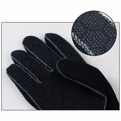 BLUE DIVE Sarung Tangan Selam Scuba Diving Neoprene L - ST-05 - Black — gambar 4