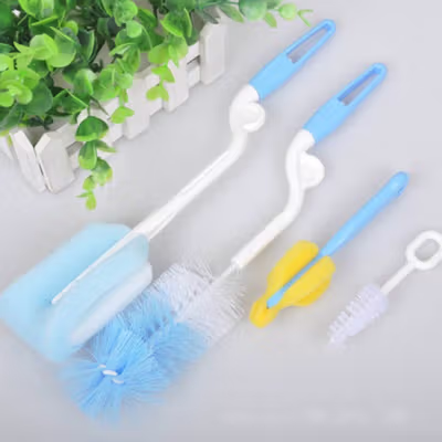 SHI JIA LIANG PIN Set Peralatan Pembersih Dot Bayi 5 PCS - ZX144 - Multi-Color — gambar 4
