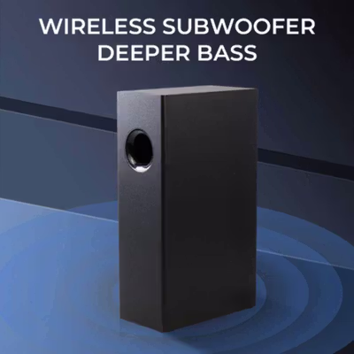 KLW Soundbar Bluetooth Active Speaker Stereo Bass Subwoofer 80W - S22 - Black — gambar 4