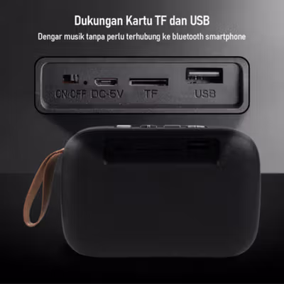 TABLEPRO Portable Bluetooth Active Speaker - MG2 - Black — gambar 4