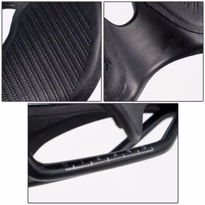 EC90 Jok Sadel Sepeda Bike Saddle Ultralight PU Leather Fiber - FX05 - Black — gambar 4