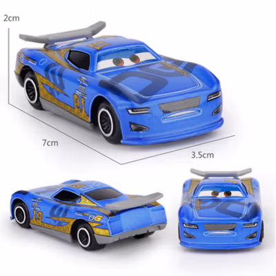 JIMITU Mainan Anak Disney Cars Lightning McQueen Diecast Set 7in1 - SK70327 - Multi-Color — gambar 4
