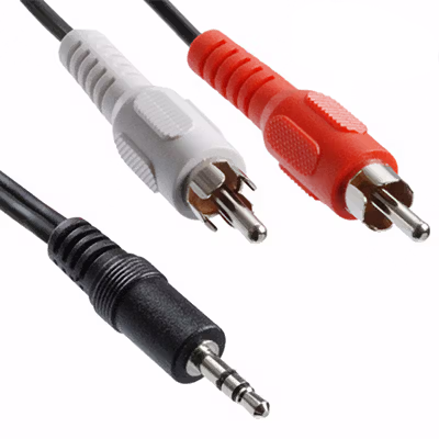 TaffSTUDIO Kabel Audio HiFi 3.5mm Jack Stereo to RCA Male AUX TPE A 1M - S-PC-521 - No Color — gambar 4